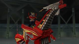 Kamen Rider Super Climax Heroes (PSP) Den-O (Sword-Liner) vs Ryuki (Survive)