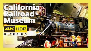 Sacramento California Railway Museum Steam Train Locomotives Old Town Train Museum - Vacation Travel