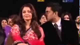 Salman Khan Flying Kiss to Aishwarya Rai at Star Screen Awards Performance 2010 HQ