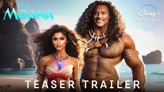 MOANA Live Action - Official Trailer (2024) Zendaya, Dwayne Johnson | Disney