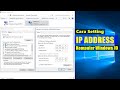 Cara Setting IP Address Komputer atau Laptop Windows 10