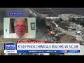 toxins from ohio train derailment spread to 16 states data vargas reports