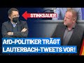 Kay-Uwe Ziegler trägt Tweets von Karl Lauterbach im Bundestag vor! - AfD-Fraktion im Bundestag