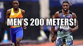 NOAH LYLES VS. LETSILE TEBOGO! || 2024 Men's 200 Meter Dash