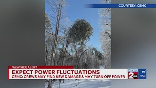 Expect power fluctuations as companies restore power
