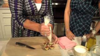 Grilled Prosciutto-Wrapped Figs with Chef Anne Burrell, New York City