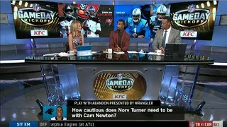 NFL Gameday - Willie McGinest, James Jones: How cautio does Norv Turner need to be with Cam Newton?