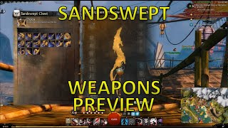 GW2 - Sandswept Weapons Preview (Festival of the Four Winds Reward)