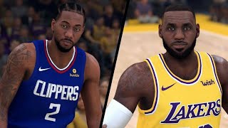 NBA 2K20 - Los Angeles Clippers vs. Los Angeles Lakers - Full Gameplay
