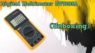 Digital Multimeter DT9205A (Unboxing)