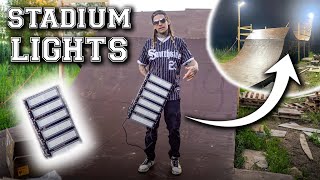 Stadium Lights - Unboxing \u0026 Review *SPOLEHLI LED 300W 48000LM STADIUM FLOOD LIGHTS*