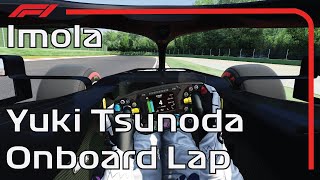 Yuki Tsunoda | Imola 2021 | AlphaTauri | Drivers Eye Assetto Corsa