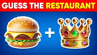 Guess The Fast Food Restaurant and Food By Emoji? | Emoji Quiz