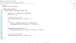 Java 53: NumberFormatException versus InputMismatchException
