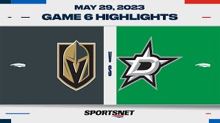 NHL Western Conference Final Game 6 Highlights: Golden Knights vs. Stars - May 29, 2023