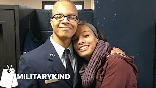 Airman Big Brother Surprises Sister At Graduation  Militarykind