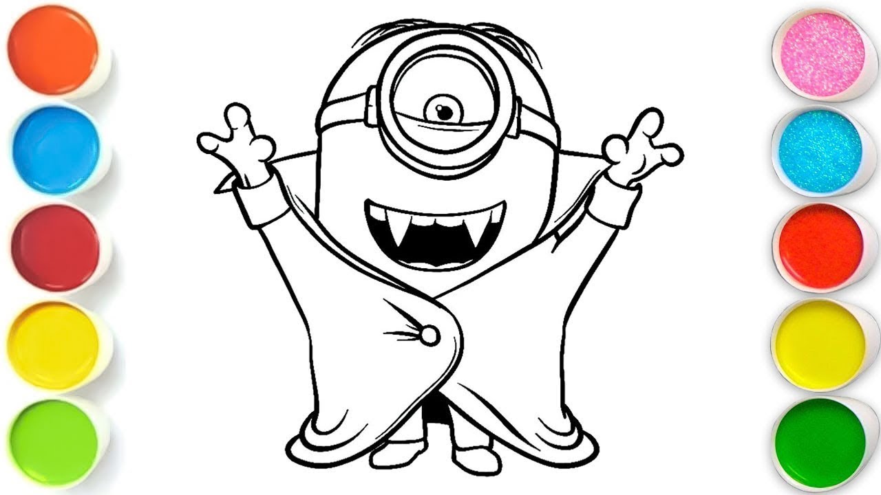 Minion Drawing Painting Coloring For Kids And Toddlers Child Art