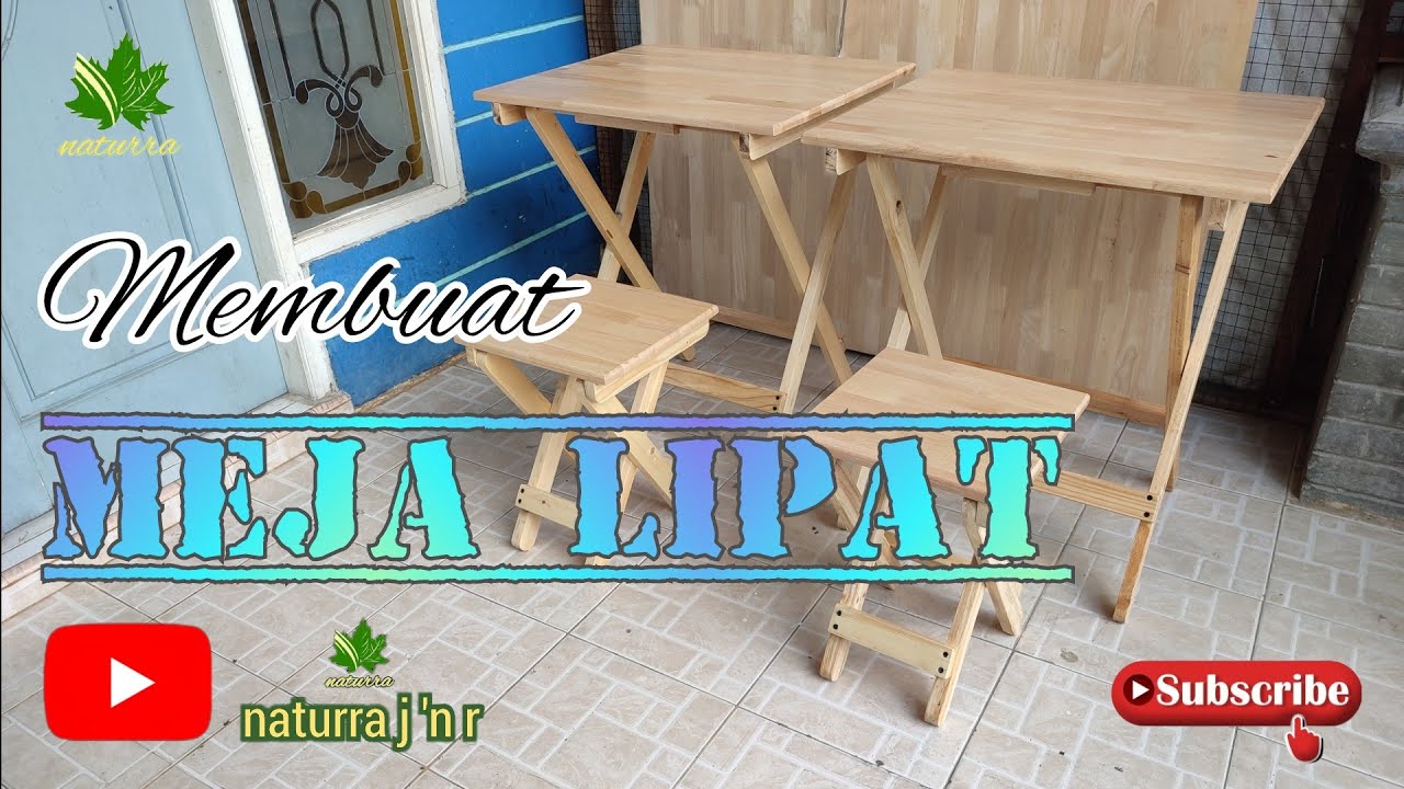 DIY || Meja Lipat - YouTube