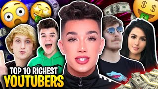 Top 10 Richest Youtubers Of All Time - Logan Paul - MrBeast - David Dobrik - Sniper Fox - PewDiePie