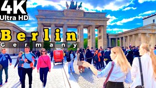 Berlin Germany Walking Tour | 4K/60fps HDR |Spring City Walk
