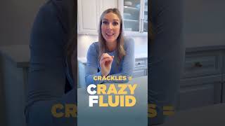Use this tip to remember the sound of respiratory crackles.