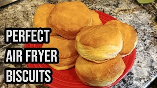 MAKING CANNED BISCUITS IN MY AIR FRYER | Air Frying #Shorts