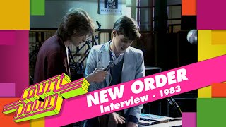 New Order Explains Their Gear in the 80s (Countdown Interview 1983)