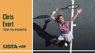 Chris Evert | Top 10-Points | US Open