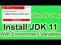 Install Java JDK 11 on Windows