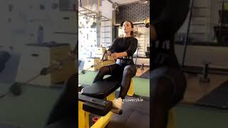 Sanakhan sexy hot workout at Gym🏋️