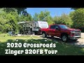 We Bought a Travel Trailer - 2020 Crossroads Zinger 320FB - RV Tour