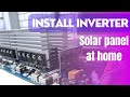 DIY install inverter solar panel at home