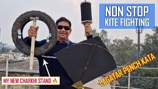 Non Stop Kite Fighting / Lagatar Pench Kata / Kite Flying / Kites Vlog