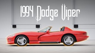 1994 DODGE VIPER Running through the Gears. Review Series 4K.