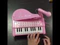 Kid Electronic Keyboard Piano Plastic Toy Musical Instrument With Microphone