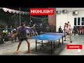 HIGHLIGHT Turnamen tenis meja @Untung NO LIMIT | UNL vs BAHRUL #tabletennis