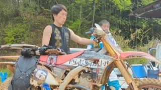 豪雨明けみかん山