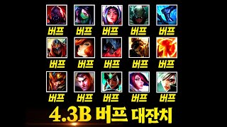 와일드리프트 버프 적용 완료【4.3B 패치 업데이트 총정리】