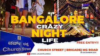 New Year Church Street Bangalore Crazy Night Life- Church Street | Bangalore Kawn Chei Kan en!!