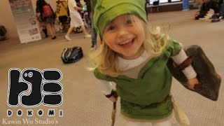 Cute mini Link Cosplay at Dokomi 2016