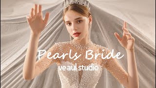 Luxury Ivory See-through Bridal Ball Gown Wedding Dresses 2020