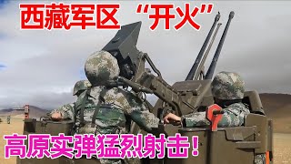 海拔4600米，开火！西藏军区防空兵高原实弹猛烈射击