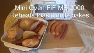 Functional testing  Mini Oven FiF MB 2000, We bake sausages