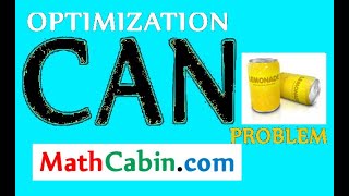 🕋Optimization Soda Can problem ! ! ! ! !