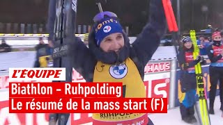 Biathlon 2023 : Le résumé de la victoire de Julia Simon sur la mass start de Ruhpolding