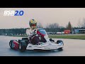 pro drivers into bsr 2.0 electric racing kart 25kw model