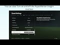 How to Turn on and off HyperMotion Insight overlays and Input Overlay in EA SPORTS FC 24