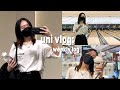 UNI VLOG: Productive studying, bowling, lots of eating 🥗