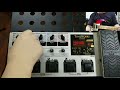 korg toneworks ax1500g pedalboard demo u0026 setting