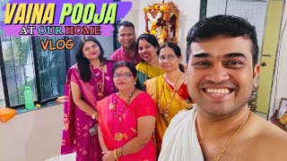 Viana Pooja Gauri Pooja 2023 At Home | Konkani Family | GSB Food Life Style | Ganesh Kini Vlogs